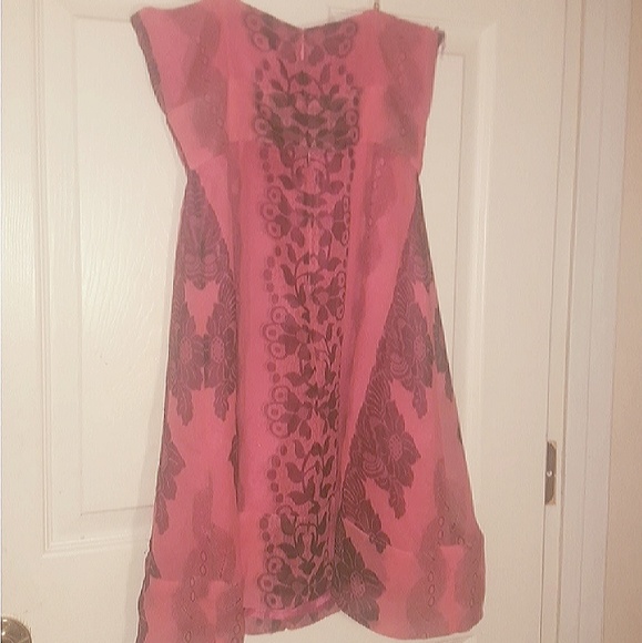 Vintage Tracy Reese Strapless Silk Baby Doll - Picture 5 of 8